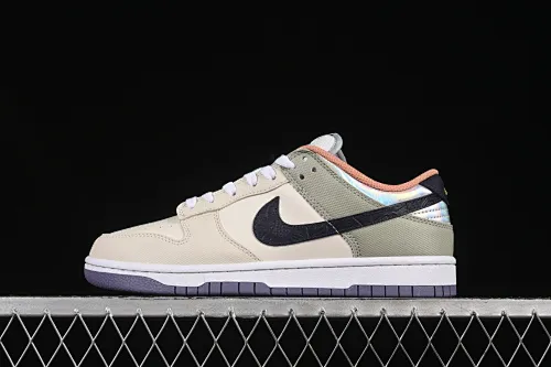 All categories Nk SB Dunk Series Nk SB Dunk Low low-top sneakers Nike Dunk Low "Floral Swoosh" floral theme low-top casual sneakers HV5750-133